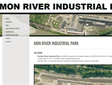 Tablet Screenshot of monriverindustrialpark.com